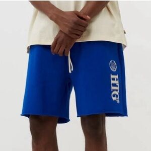 💫HP‼️💫 Men’s NWT HONOR THE GIFT Studio Embroidered Sweatshorts, Blue/White, XL